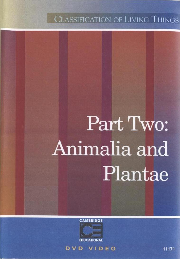 Classification of living things 生物分類系列:原核生物界、原生生物界、真菌界、動物界、植物界