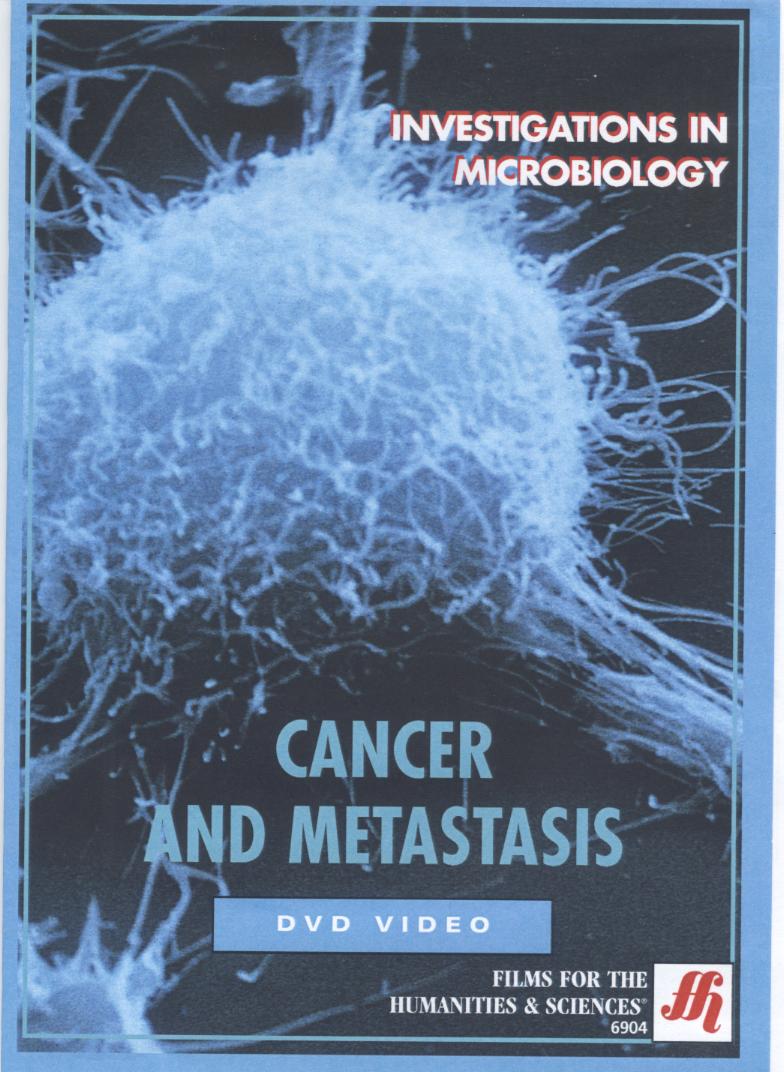 Cancer and metastasis 微生物學之研究:癌症與新陳代謝