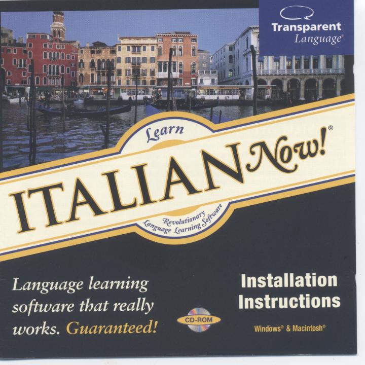 Learn Italian now ! 自我進修-意大利文 master program