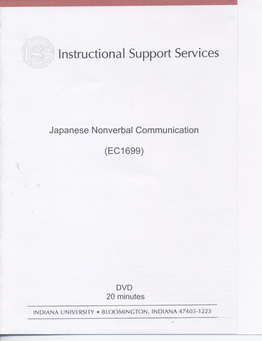 Japanese nonverbal communication