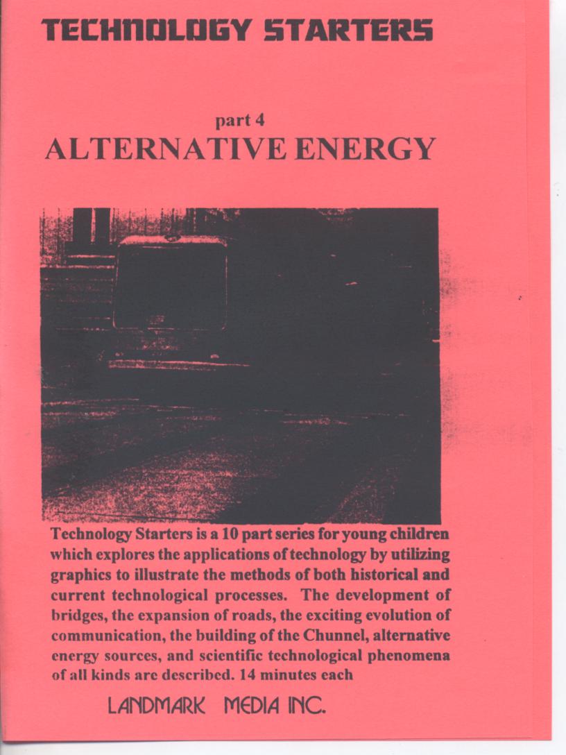 Alternative energy 替代能源