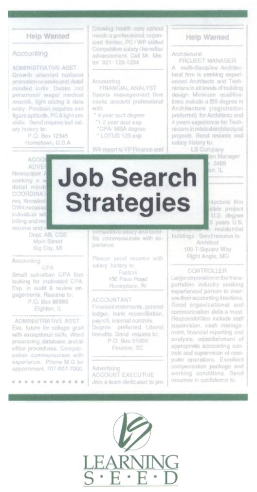 Job search strategies 求職策略