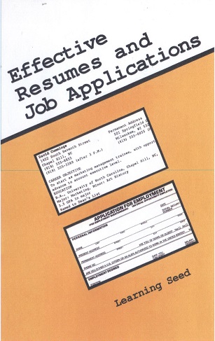 Effective resumes and job applications 滿意有效的求職信與履歷表