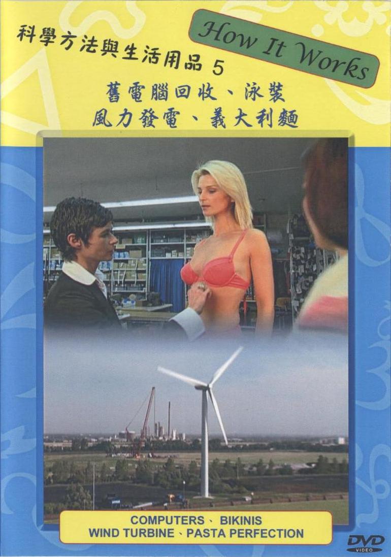 舊電腦回收﹑泳裝﹑風力發電﹑義大利麵 Computers﹑bikinis﹑ wind turbine﹑pasta perfection