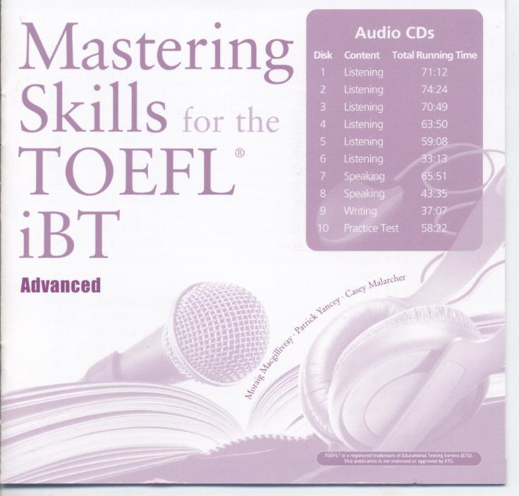 Mastering skills for the TOEFL iBT advnaced