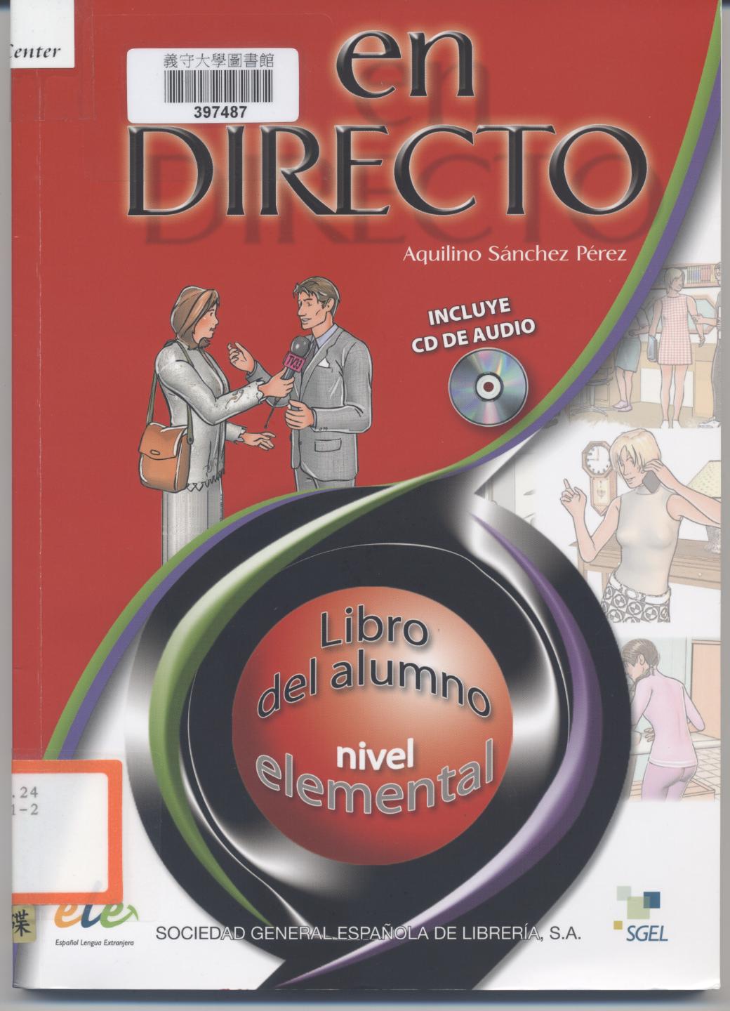 En directo libro del alumno : nivel elemental