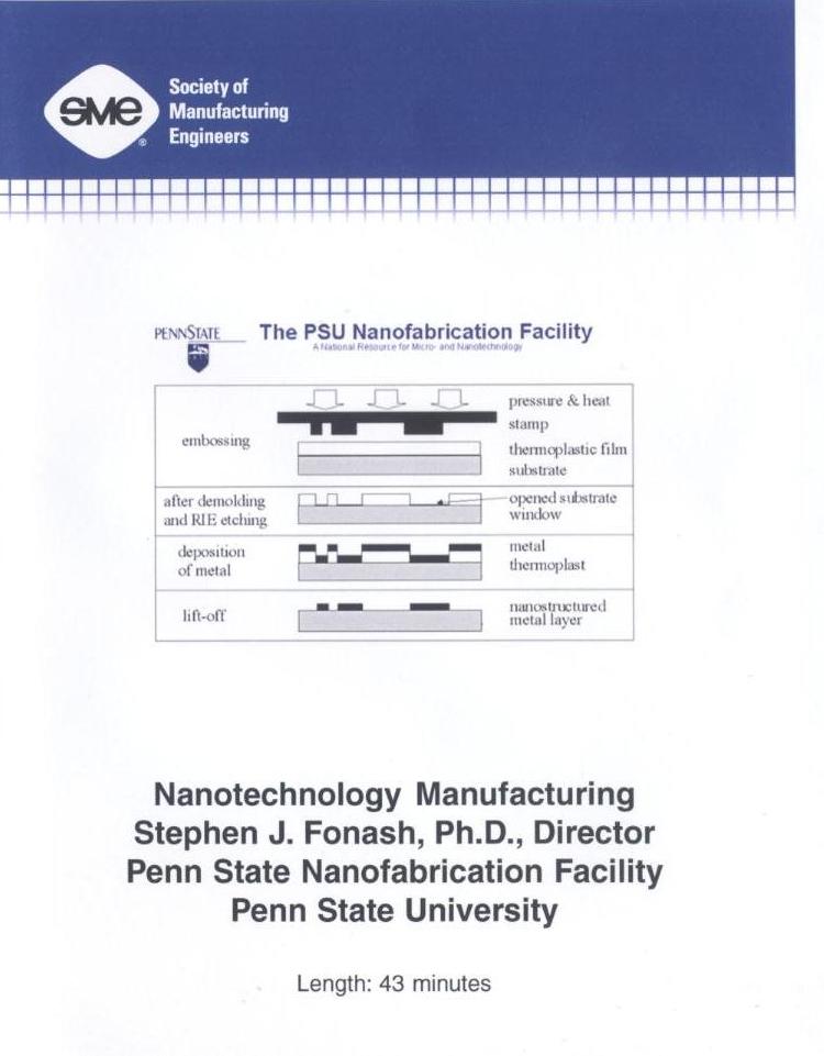 Nanotechnology manufacturing