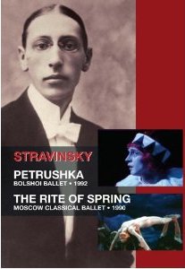 Petrushka Vesna sviashchennaia the bolshoi ballet (1992) The rite of spring Moscow classical ballet (1990)