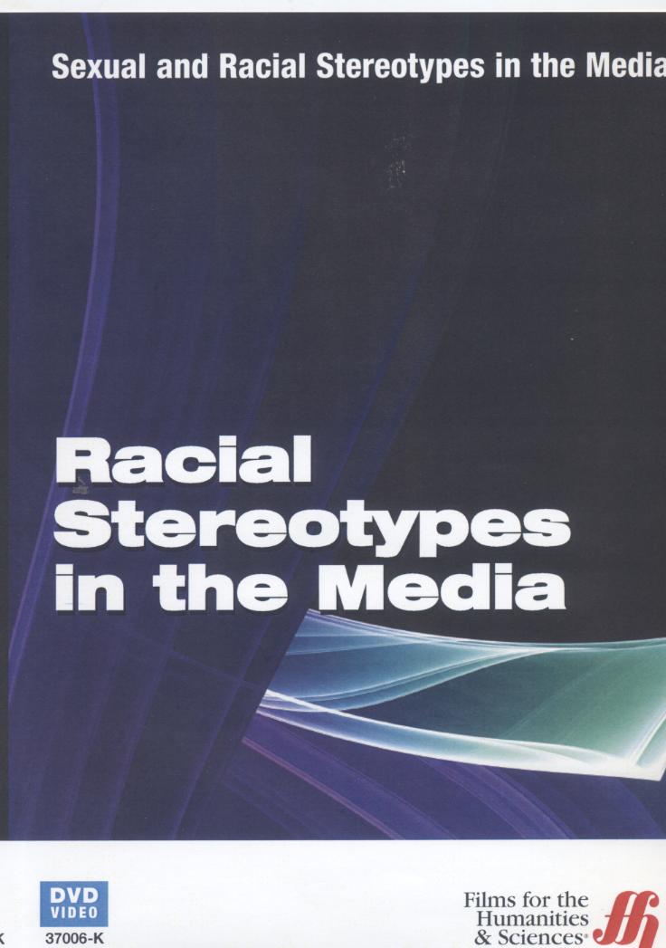 Racial stereotypes in the media