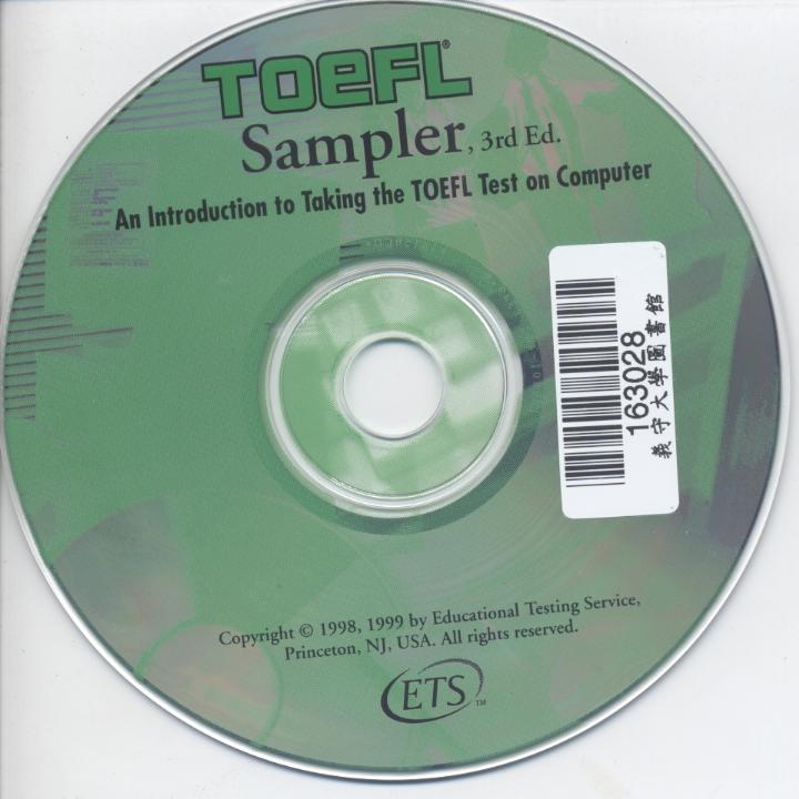 Toefl sampler an introduction to taking the TOEFL test on computer